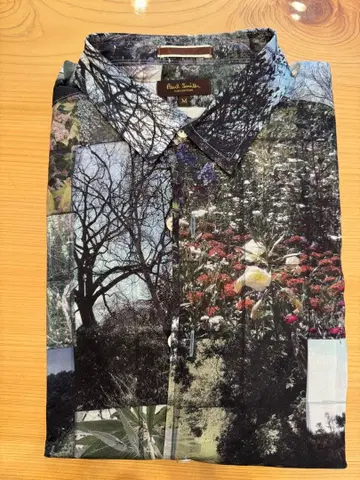 Paul Smith 풍경 사진 벌룬 패턴 셔츠 M