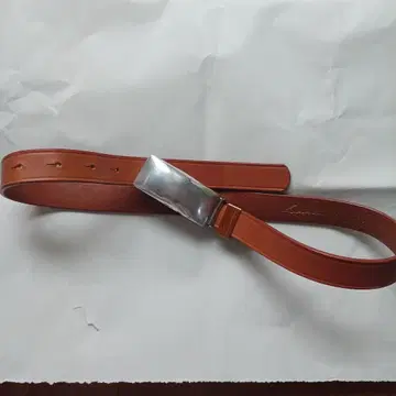 루니 브라운 가죽 벨트