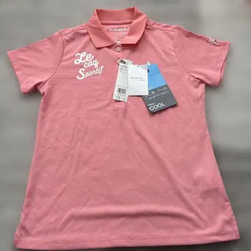 르 꼬끄 스포르티브 핑크 피케 셔츠