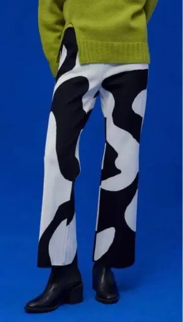 UNITED TOKYO 프릭트 아트 니트 팬츠