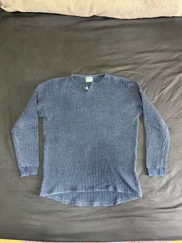 페로우즈 와플 긴팔T 블루 맨투맨