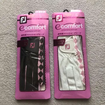FJ ecomfort 여성용 골프 그로브 블랙 화이트