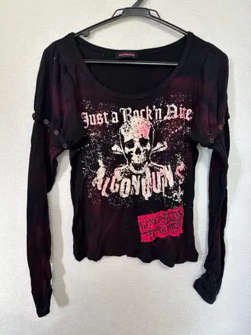 아르곤킨 ALGONQUINS 스컬 해골 티셔츠