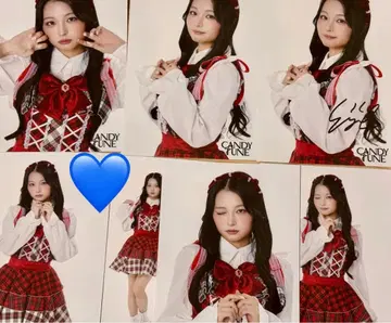 키리하라 미즈키 토크포트 사진 6종 세트 1장 사인 포함 총 7장