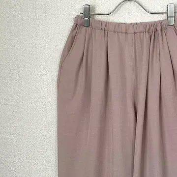 Simplicite 와이드 팬츠 허리밴딩 포켓 심플 루즈핏