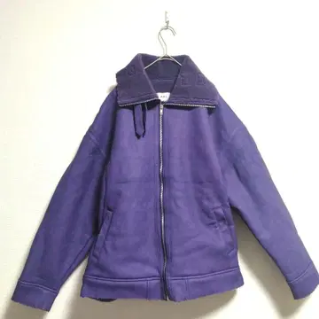 [ WHO'S WHO gallery ] 보아 자켓 보라색 프리 사이즈