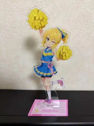 아이돌 마스터 신데렐라 걸스 사쿠라이 모모카 아크릴 스탠드 치어걸