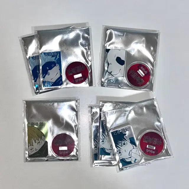 주술회전 점프샵 미니 아크릴 스탠드 디오라마 고죠 유타 이누마키 판다