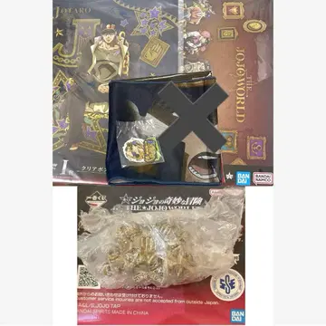 죠죠의 기묘한 모험 제일복권 쿠죠 죠타로 스티커 핀즈 죠죠월드