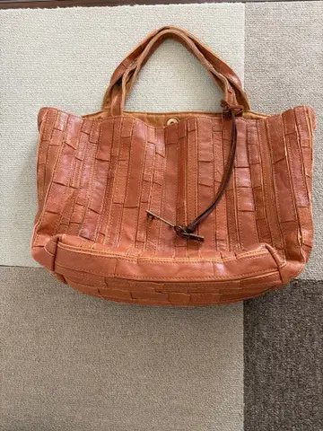 Trideep 천연 가죽 토트백 a4 사이즈