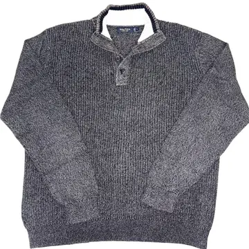 노티카 NAUTICA 하프 버튼 니트 스웨터 L US 구제 의류