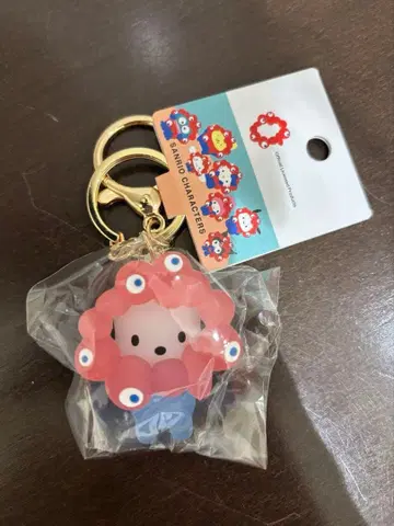 새상품 산리오 미야쿠미야쿠 콜라보 클리어 키링 포차코 오사카 엑스포