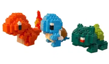 나노블록 nanoblock 포켓몬 리자드 꼬부기 이상해씨