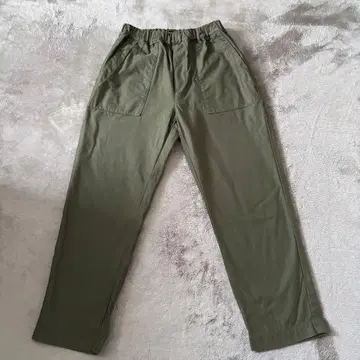 트래버유 매뉴얼 백 새틴 퍼티그 팬츠 L