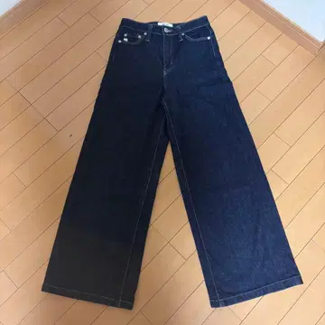 SOMETHING. 와이드 하이 웨스 데님