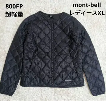 montbell 여성용 XL 라운드넥 자켓 블랙 블랙