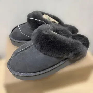 커크랜드 무스탕 슬리퍼 27cm 그레이 양모 통굽 코스트코