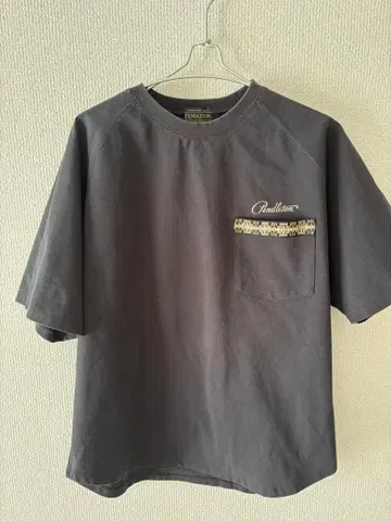 베이플로우 x 펜들턴 반팔 포켓 T셔츠 블랙 L