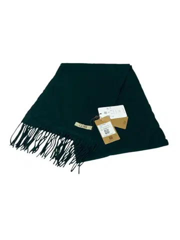 e365 GOBI 고비 새상품 몽골 캐시미어 100% 다크 그린 머플러