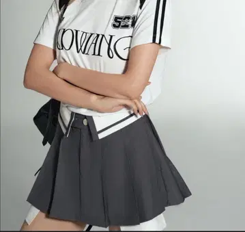 andwang 미니 플리츠 스커트 안드왕