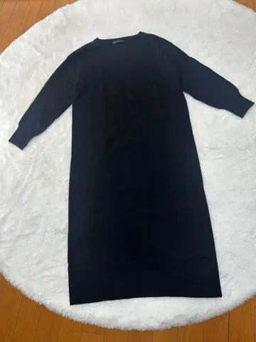 URBAN RESEARCH 블랙 롱 니트 원피스 F 사이즈 울