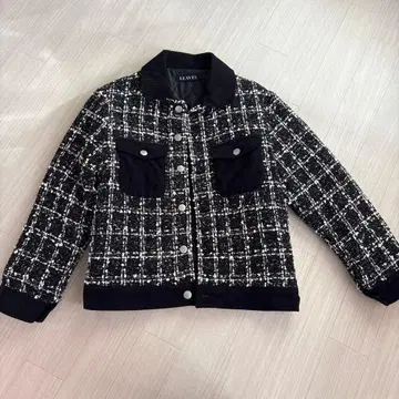 LEAVES 체크 무늬 자켓 S 사이즈