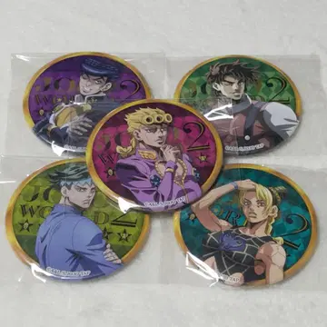 죠죠의 기묘한 모험 핀 배지 5개 세트