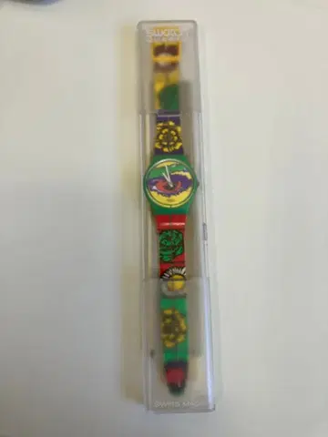 Swatch 멀티 컬러 아날로그 손목시계