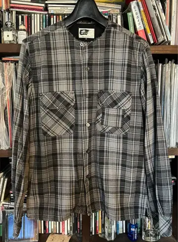 Engineered Garments 노카라 플란넬 셔츠