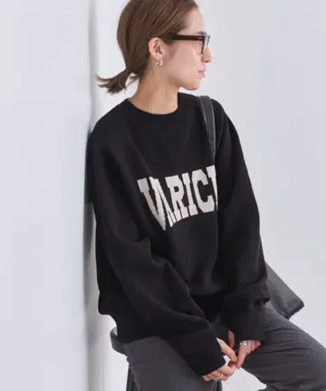 자카드 로고 SWEAT 니트