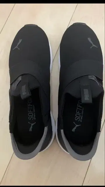 PUMA 블랙 스니커즈 US 8