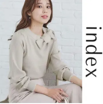 인덱스 리본 탈부착 2WAY 페더 리본 니트