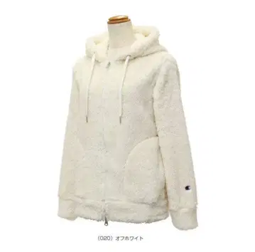 Champion 플리스 자켓 L 화이트