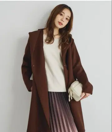 JOURNAL STANDARD 후드 부착 롱 코트