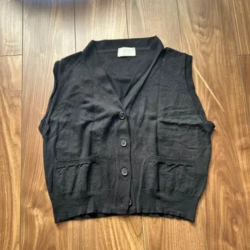 마가렛호웰 존스메들리 콜라보 숏 베스트 블랙