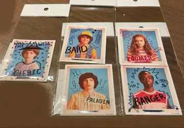 스트레인저 싱스 미지의 세계 다이컷 스티커 스티커 5장