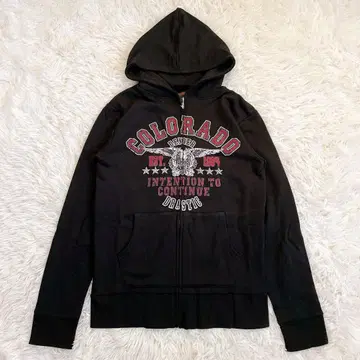 [ 약간의 하자 있는 새상품 ] 잭 로즈 후드티 블랙 L