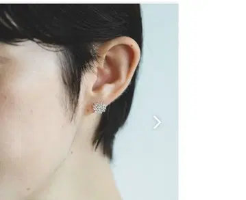 sae nagata 실버 츠부코 귀걸이