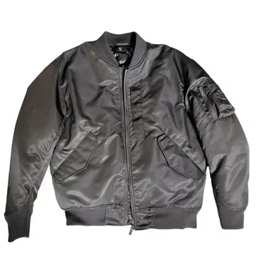 유니클로 질 샌더 콜라보 +J 하이브리드 오버 사이즈 MA-1 블루종