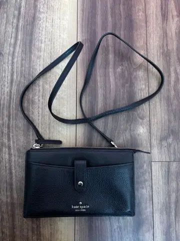 케이트 스페이드 블랙 지갑 숄더