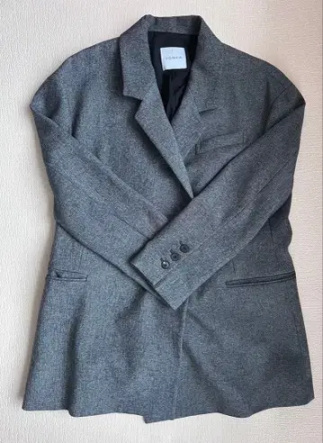 YONFA 그레이 테일러드 자켓