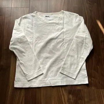 MHL 긴팔 티셔츠 화이트