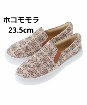 호코모모라 기하학 패턴 슬립온 신발 23.5cm 이토킨