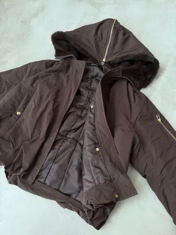 새상품급 저널 스탠다드 퍼 후드 점퍼