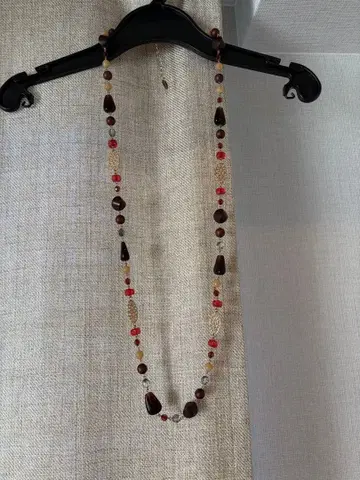 미사용 새상품 INGEBORG 비즈 목걸이 약 100cm