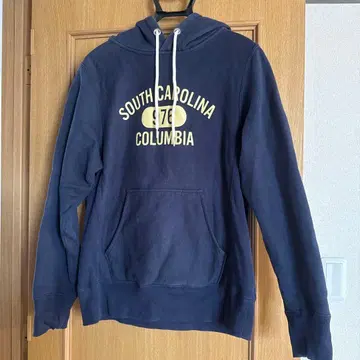 BEAMS 네이비 후드티 L 사이즈