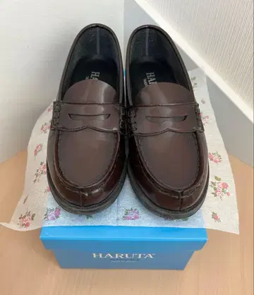 HARUTA 로퍼 브라운 23EE