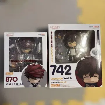 넨도로이드 혈계전선 레오 클라우스 2종 세트