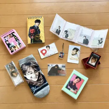 당시 물품 묶음 판매 여러 가지 한류 굿즈 박용준 용사마 kpop