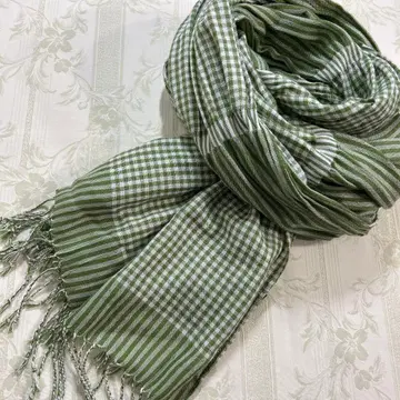 LAURA ASHLAY*로라 애슐리 스톨 대형 사이즈 머플러 그린